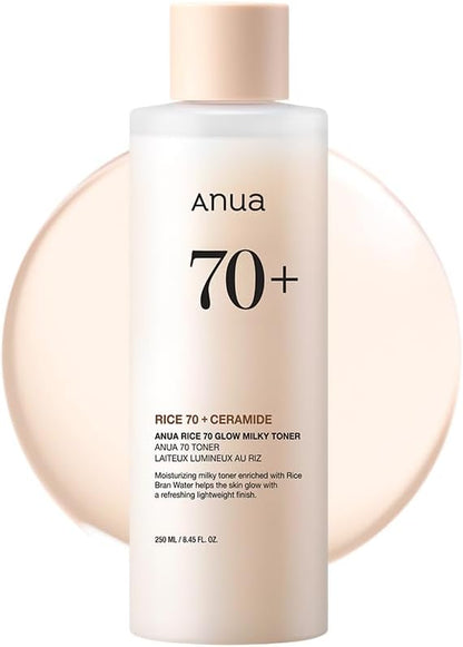 Anua Rice 70 Glow Milky Toner: Hydrating, Soothing, and Brightening for All Skin Types