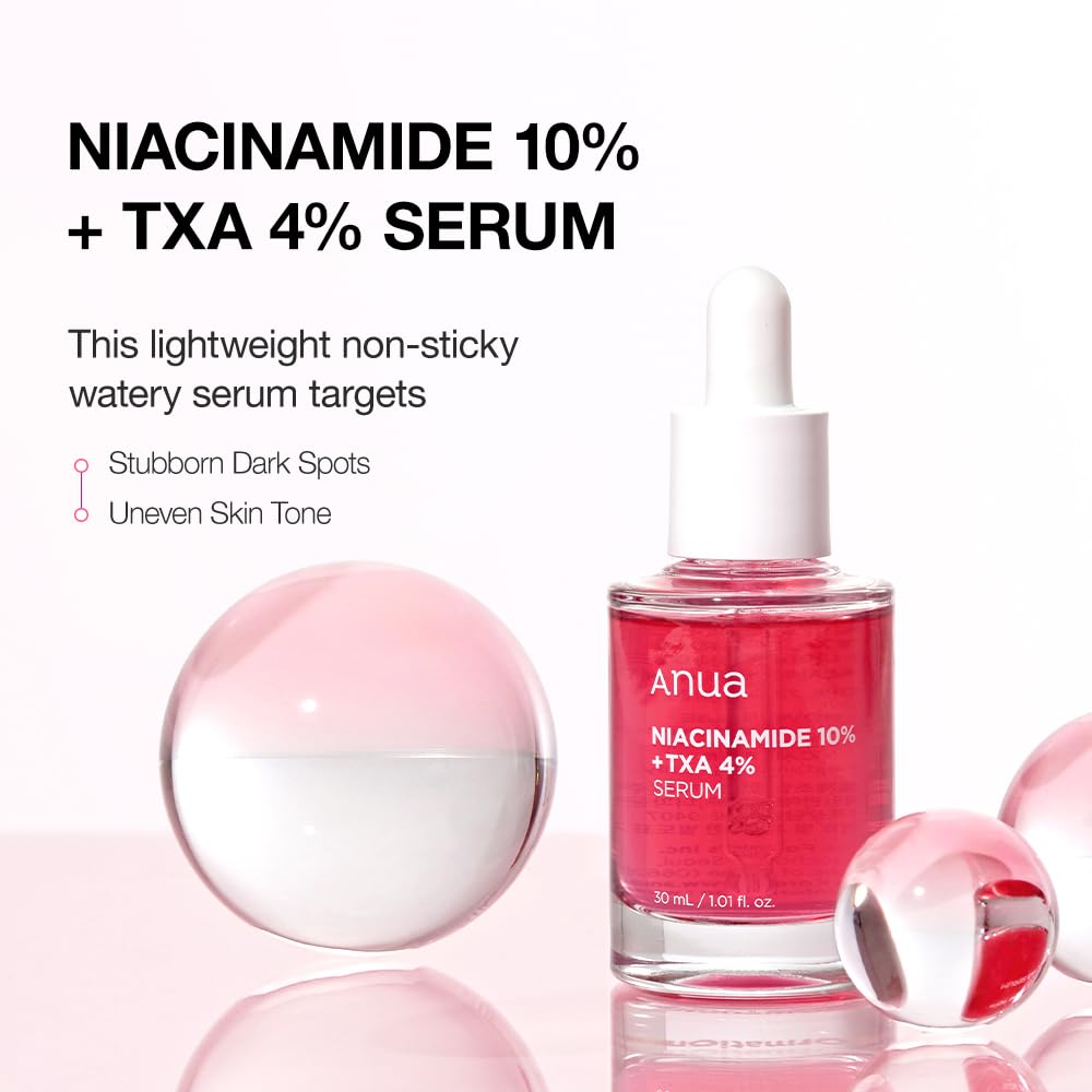 Anua Niacinamide 10 TXA 4 Serum | Fade Dark Spots, Acne Scars, and Brighten Skin