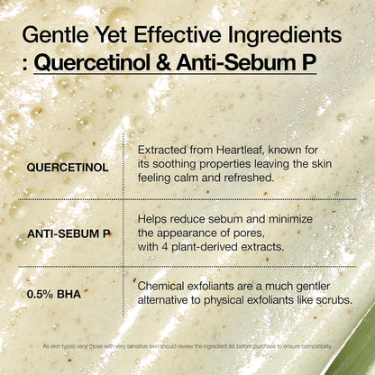 Anua Heartleaf Quercetin Pore Deep Cleansing Foam | Gentle Cleansing for Acne-Prone Skin