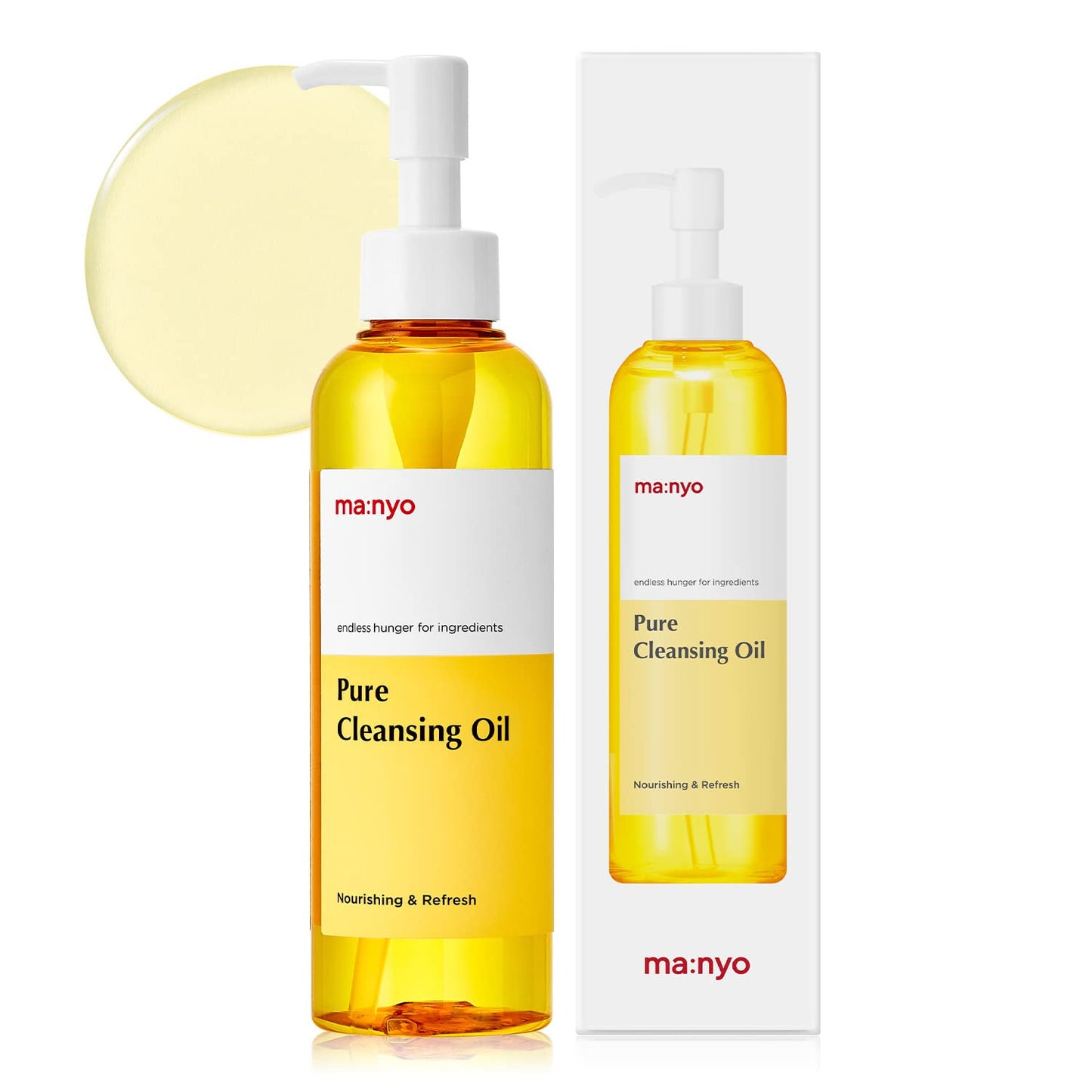 Ma:nyo Pure Cleansing Oil with Argan & 14 Plant Oils - Effective Makeup Remover & Skin Nourisher